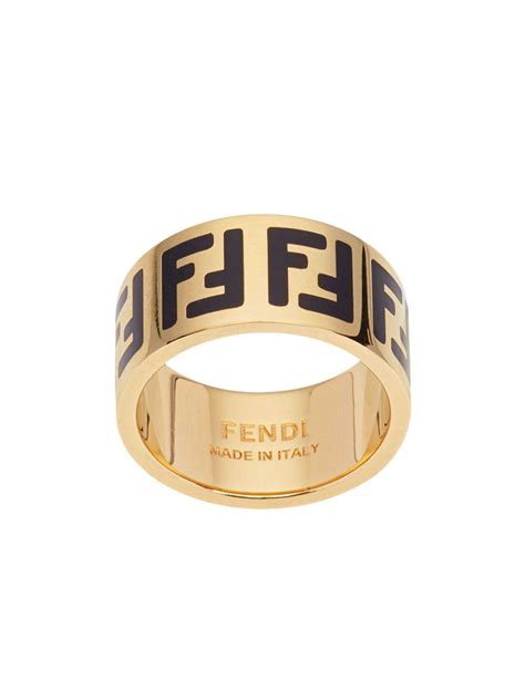 fendi ring dames goud|Rings .